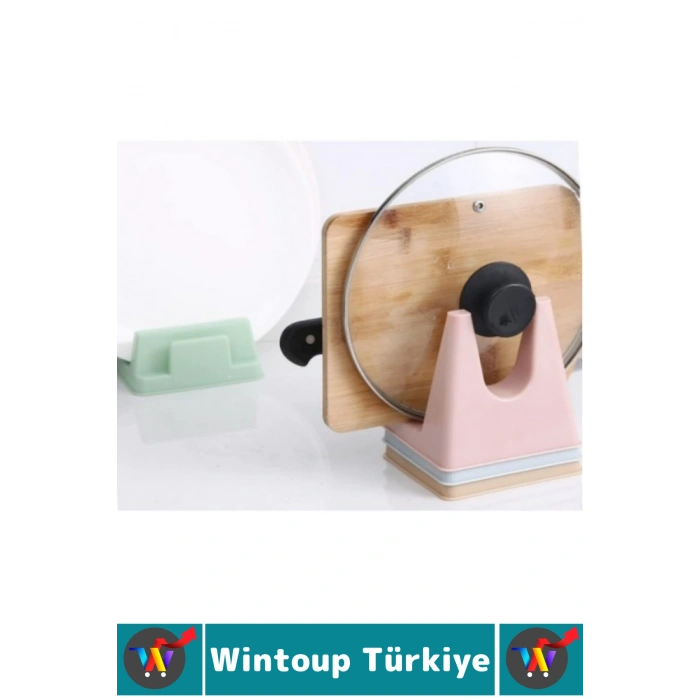 #MutfakStandı Özel Su Tutucu Hazneli Tabak Tencere Kapağı Kesme Tahtası Tutucu Pratik Mutfak Standı