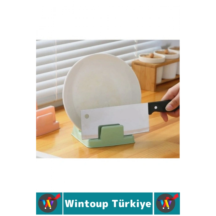 #MutfakStandı Özel Su Tutucu Hazneli Tabak Tencere Kapağı Kesme Tahtası Tutucu Pratik Mutfak Standı