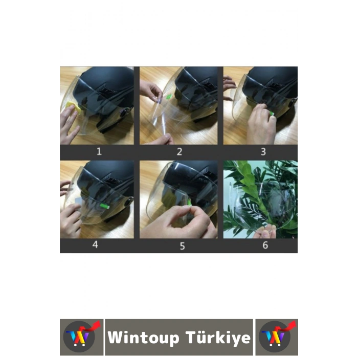 #MotorAksesuar Açık Tam Yarım Motor Kaskı Uyumlu Görüş Açısı Koruyucu Pratik Yağmur Kaydırıcı 2 Adet