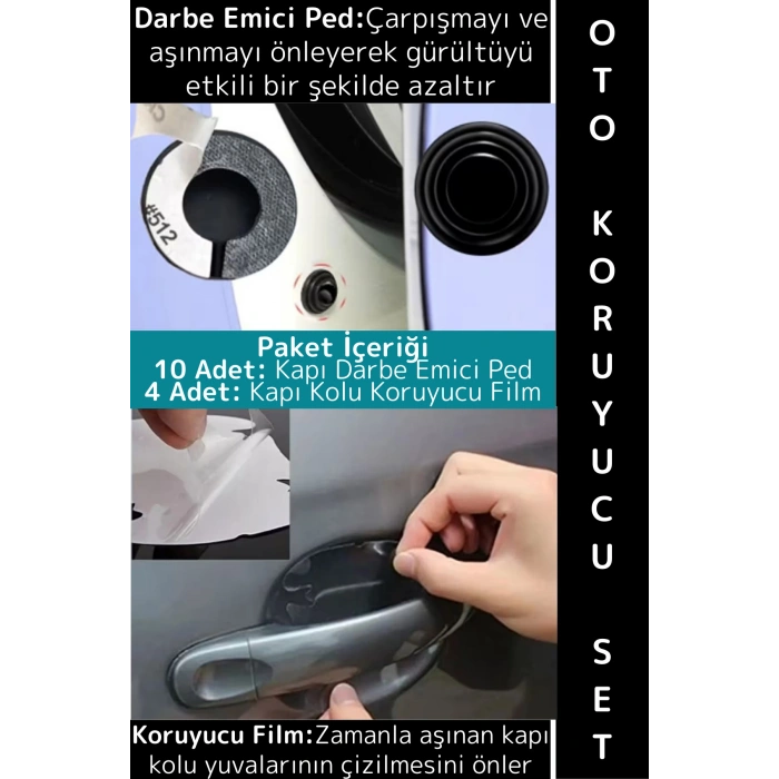 #OtoBakım Otomobil Kapı Darbe Çizilme Aşınma Gürültü Önleyen Araç Bakım Özel Oto Koruyucu Bakım Seti