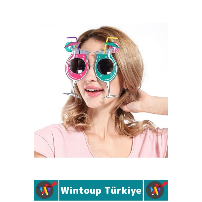 #PartiGözlüğü Unisex Eğlenceli Doğum Günü Balo Fotoğraf Çekimi Plaj Canlı Renk Çok Şık Parti Gözlüğü
