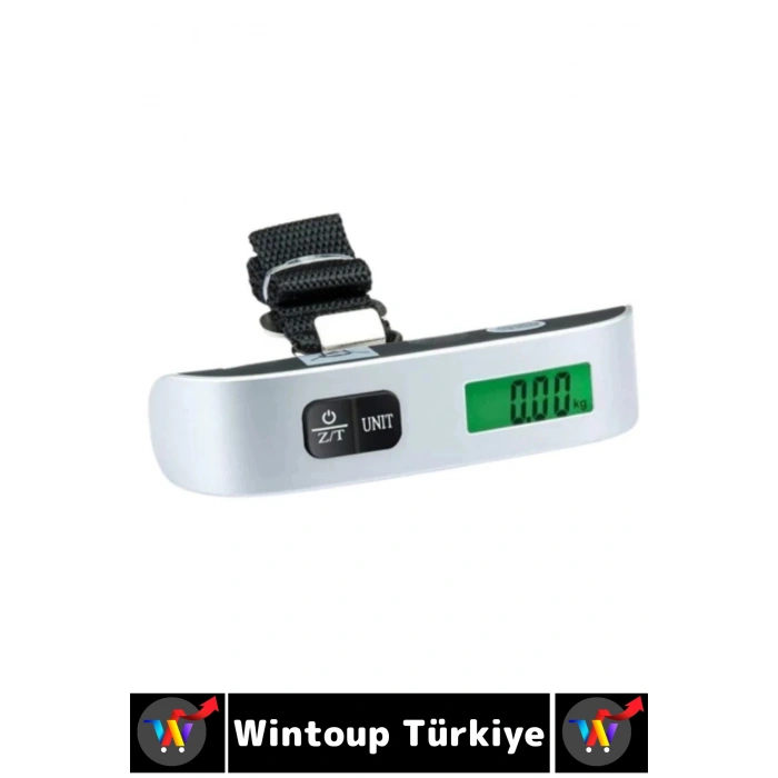 #BagajTartısı Kompakt Seyahat Bavul Ağırlık El Kantarı Dijital LCD Ekran Bagaj Tartısı 50 Kg 2 Adet