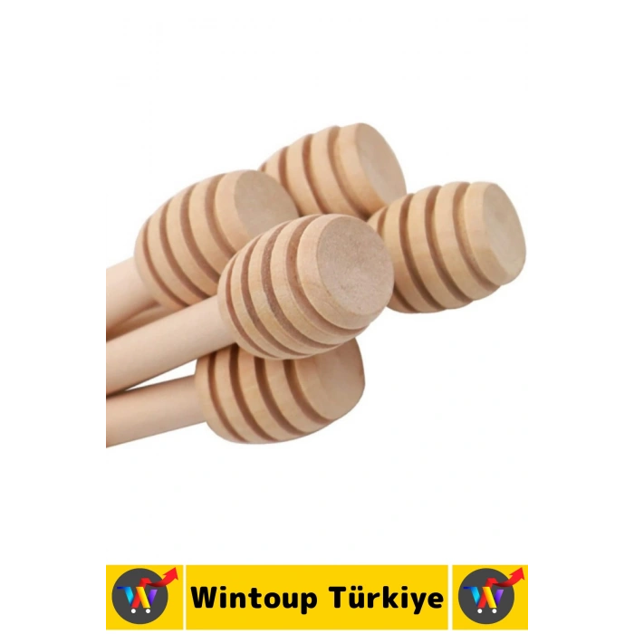 #BalKaşığı Doğal Ahşap Tat Yapı Bozmayan Özel Kanallı Tasarım Reçel Pekmez Mini Bal Kaşığı 6.5 Cm
