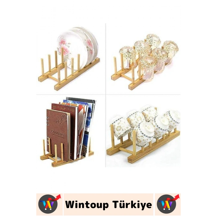 #Stand Montajsız Mutfak Banyo Dolap İçi Tezgah Üstü Düzenleyici Çok Amaçlı Ahşap Görünüm Bambu Stand