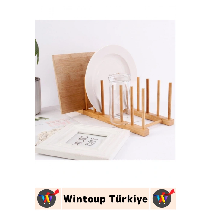 #Stand Montajsız Mutfak Banyo Dolap İçi Tezgah Üstü Düzenleyici Çok Amaçlı Ahşap Görünüm Bambu Stand