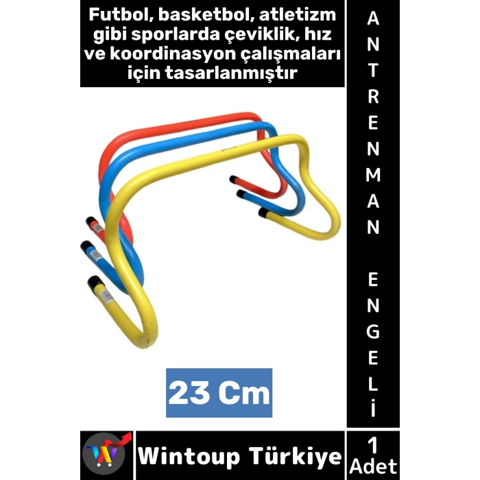 #AntrenmanMalzemesi Futbol Basketbol Atletizm Fitness Cross Fit Hız Çeviklik Antrenman Engeli 23 Cm