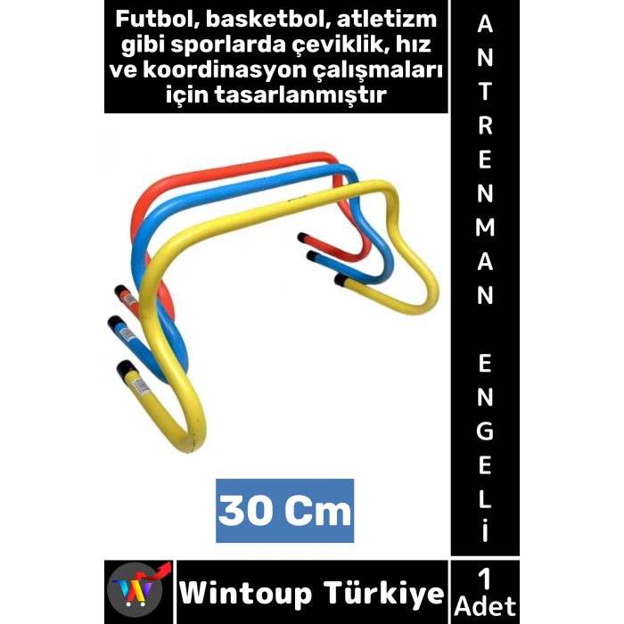 #AntrenmanMalzemesi Futbol Basketbol Atletizm Fitness Cross Fit Hız Çeviklik Antrenman Engeli 30 Cm
