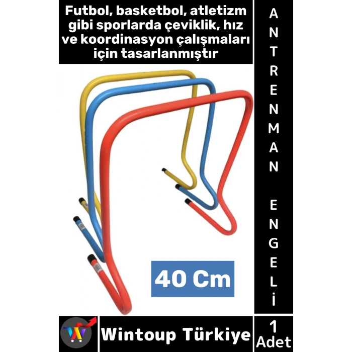 #AntrenmanMalzemesi Futbol Basketbol Atletizm Fitness Cross Fit Hız Çeviklik Antrenman Engeli 40 Cm