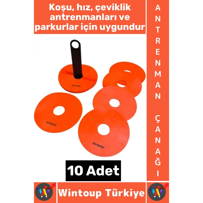 #AntrenmanMalzemesi Futbol Basketbol Voleybol Koordinasyon Hız Çeviklik Antrenman Çanağı 10 Adet