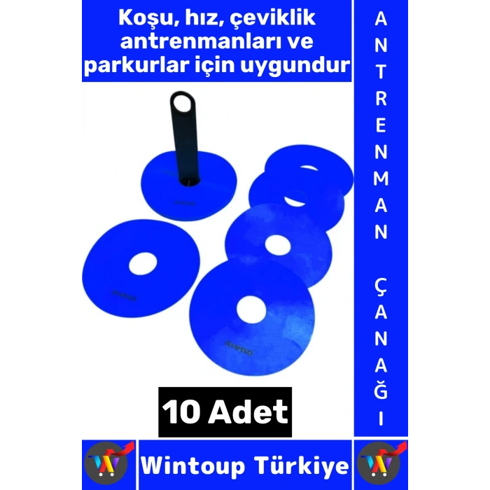 #AntrenmanMalzemesi Futbol Basketbol Voleybol Koordinasyon Hız Çeviklik Antrenman Çanağı 10 Adet