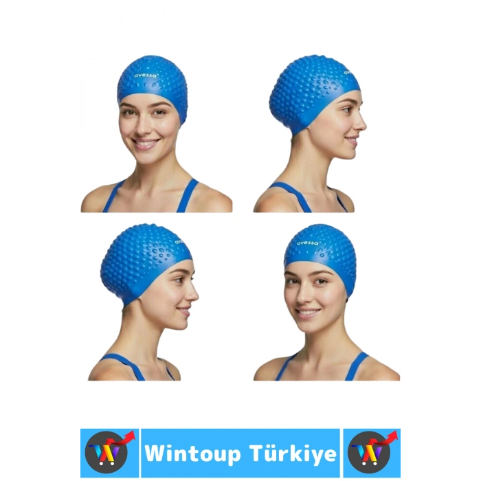 #Bone Esnek Havuz Deniz Su Geçirmez Elastik Bez Kulağa Su Geçirmez Büyük Beden Saç Bonesi İkili Set