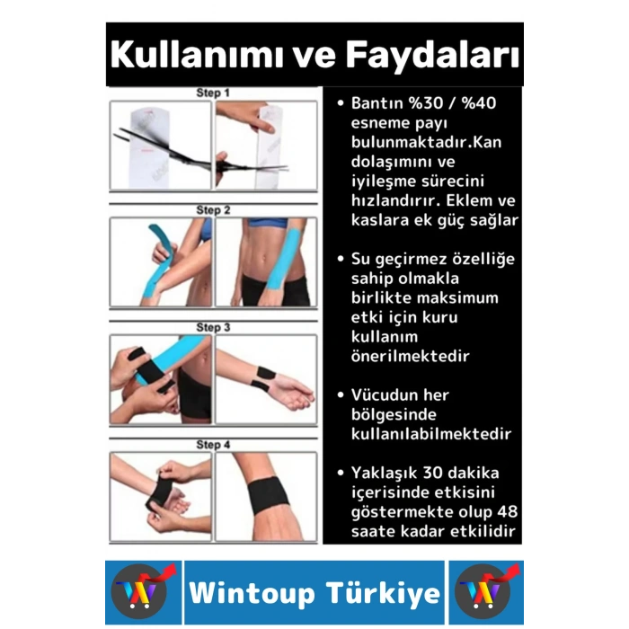 #AğrıBandı Uzun Süre Etkili Kas Bel Bacak Kol Boyun Sırt Omuz Karın Kalça Mavi Isı Ağrı Bandı 2 Adet