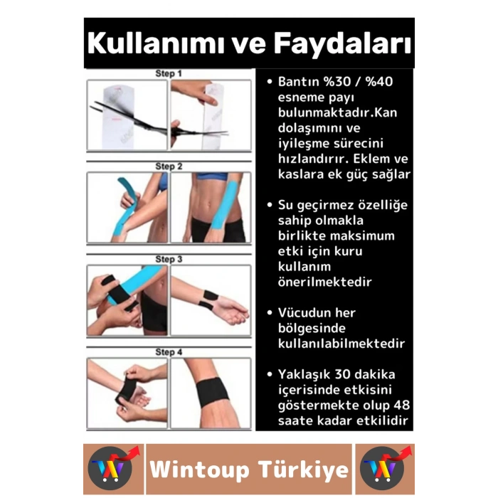 #AğrıBandı Uzun Süre Etkili Kas Bacak Kol Boyun Sırt Omuz Karın Kalça Ten Pembe Ağrı Bandı İkili SET
