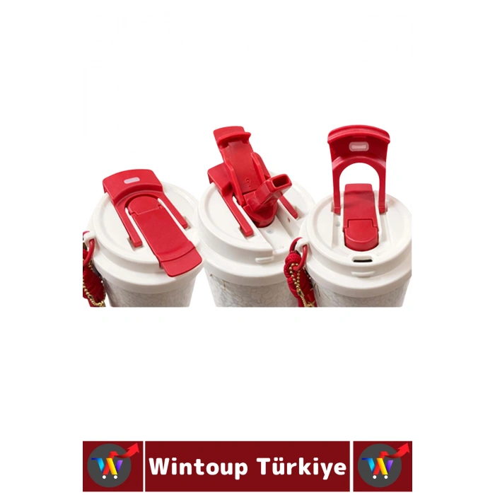 #Termos Kamp Outdoor Piknik Gündelik Sızdırmaz Kapaklı Çift Katmanlı Vakumlu Termos Bardak 19 X 7 Cm