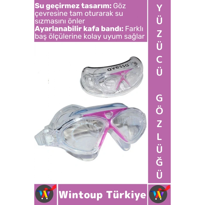 #Gözlük Ergonomik Konforlu Su Geçirmez Buğu Önleyici Ayarlanabilir Şık Çocuk Yetişkin Yüzücü Gözlüğü