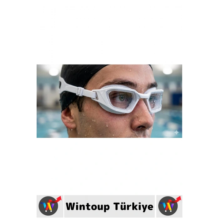 #Gözlük Yetişkin Çocuk Su Sızdırmaz Buğu Önleyici Lens Şık Ayarlanabilir Deniz Havuz Yüzücü Gözlüğü
