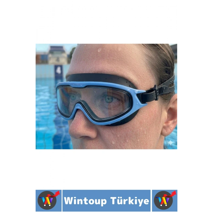 #Gözlük Yetişkin Çocuk Sızdırmaz Buğu Önleyici UV Korumalı Lens Çok Şık Ayarlanabilir Yüzücü Gözlüğü