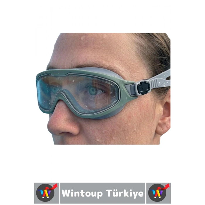 #Gözlük Yetişkin Çocuk Sızdırmaz Buğu Önleyici UV Korumalı Lens Çok Şık Ayarlanabilir Yüzücü Gözlüğü