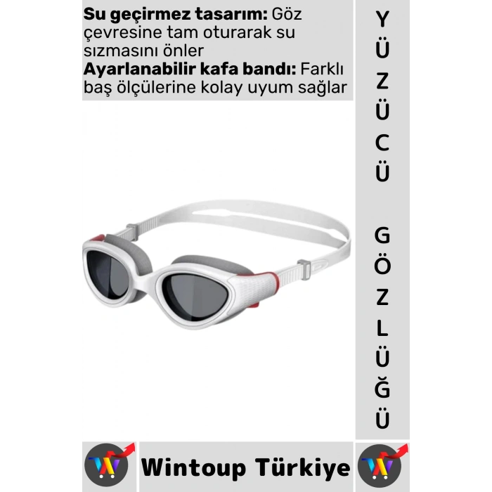 #Gözlük Yetişkin Çocuk Su Sızdırmaz Buğu Önleyici Çok Şık Ayarlanabilir Deniz Havuz Yüzücü Gözlüğü