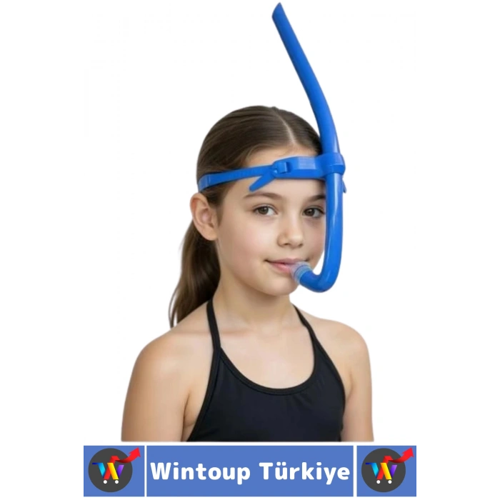 #Şnorkel Konforlu Yüksek Görüş Açı Havuz Deniz Yüzme Eğitim Ayarlanabilir Kayış Önden Dalış Şnorkeli