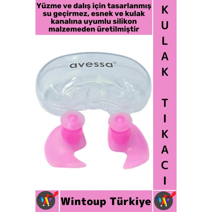 #KulakTıkacı Konforlu Esnek Su Geçirmez Gürültü Önleyen Havuz Deniz Dalış Yüzme Silikon Kulak Tıkacı