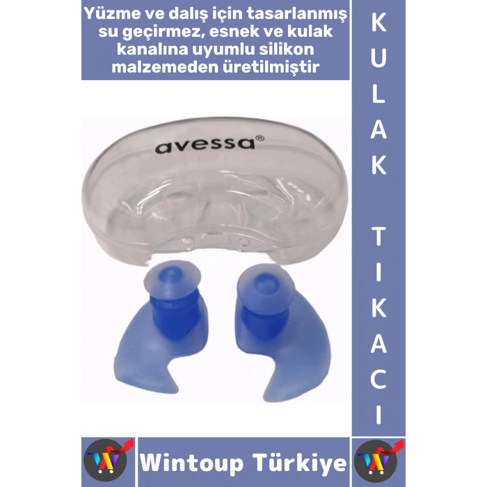 #KulakTıkacı Konforlu Esnek Su Geçirmez Gürültü Önleyen Havuz Deniz Dalış Yüzme Silikon Kulak Tıkacı