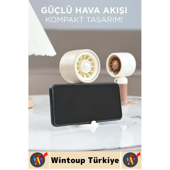 #Vantilatör Sessiz Yoğun Üflemeli 3 Kademeli Stantlı Ayarlanabilir Şarjlı Mini El Fanı Vantilatör