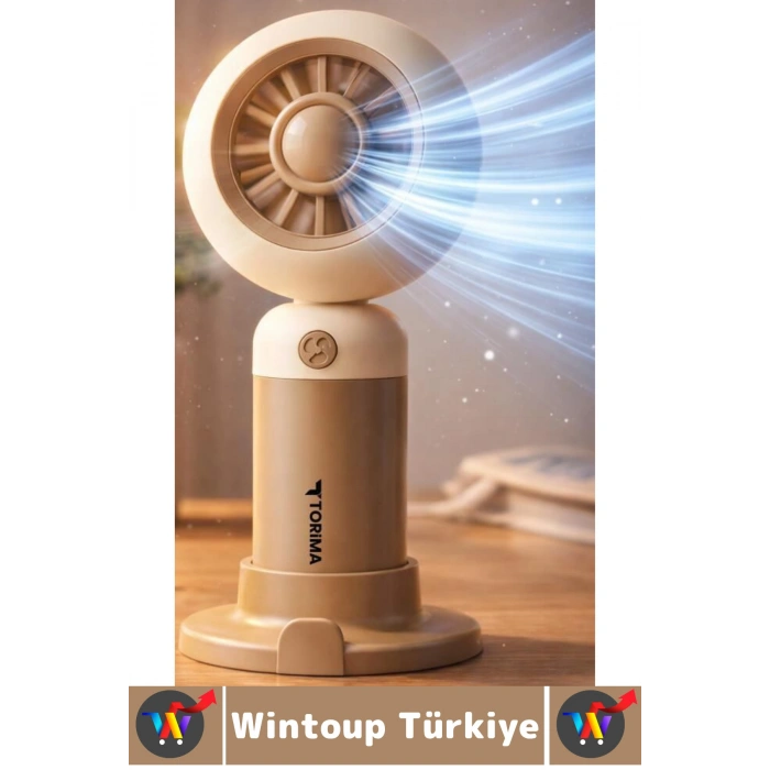 #Vantilatör Sessiz Yoğun Üflemeli 3 Kademeli Stantlı Ayarlanabilir Şarjlı Mini El Fanı Vantilatör