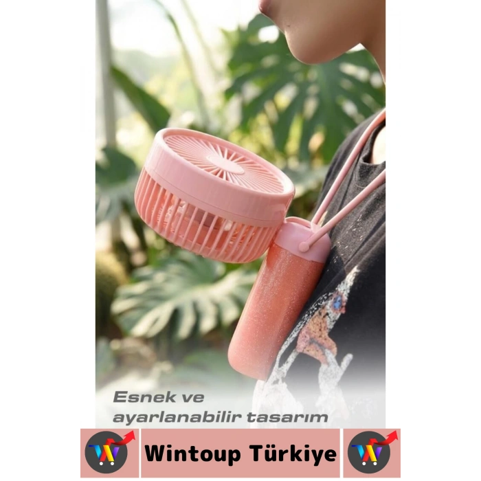 #Vantilatör Kompakt Sessiz Yoğun Üflemeli 3 Kademeli Ayarlanabilir Şarjlı Mini El Fanı Vantilatör