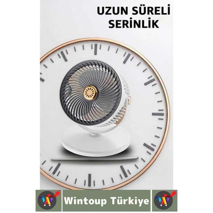 #Vantilatör Kamp Piknik Yoğun Üflemeli Güneş Panelli Şarjlı Ampullü 5 Kademeli Kablosuz Vantilatör