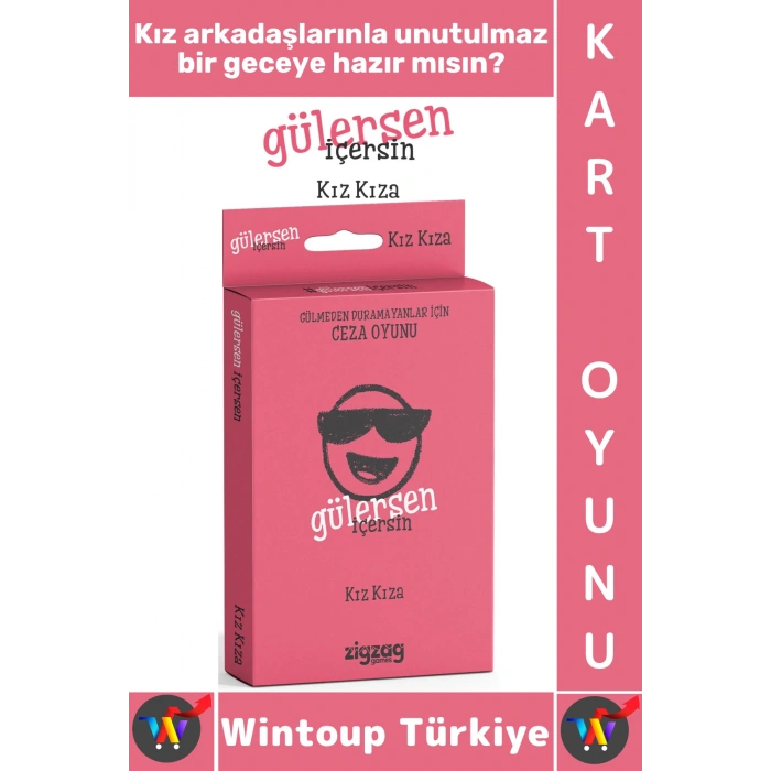 #Oyun Eğlenceli Grup Kamp Ev Arkadaş Ortamı Komik Görev Ceza Kart Oyunu Gülersen İçersin-Kız Kıza