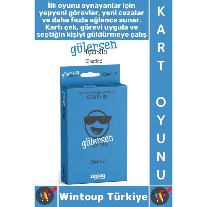 #Oyun Eğlenceli Kız Erkek Grup Arkadaş Ortamı Komik Görev Ceza Kart Oyunu Gülersen İçersin-Klasik 2