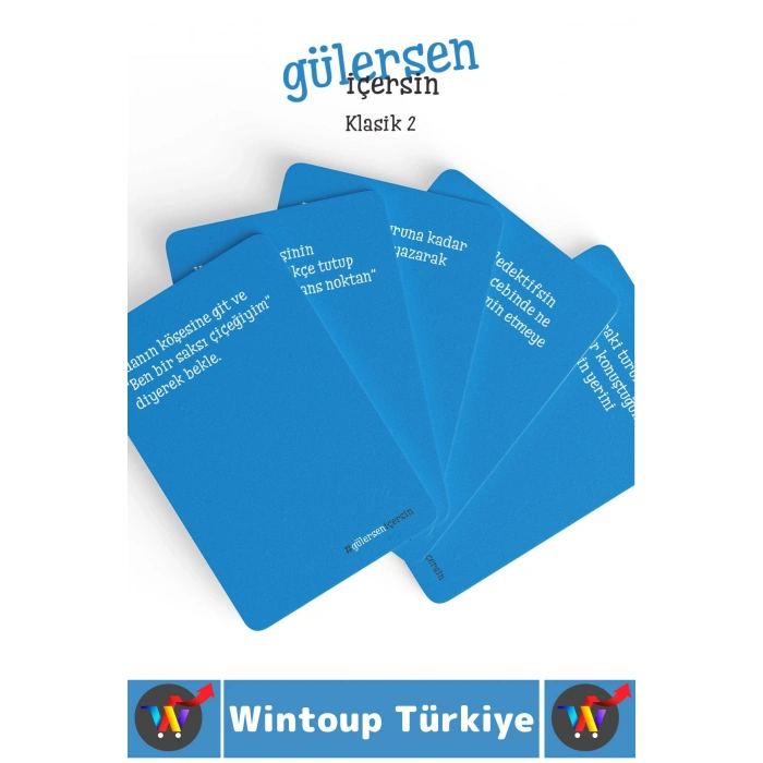 #Oyun Eğlenceli Kız Erkek Grup Arkadaş Ortamı Komik Görev Ceza Kart Oyunu Gülersen İçersin-Klasik 2