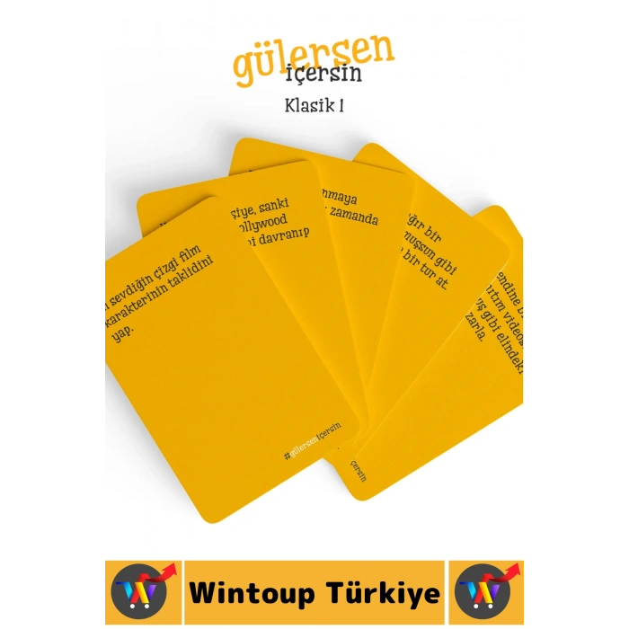 #Oyun Eğlenceli Kız Erkek Grup Arkadaş Ortamı Komik Görev Ceza Kart Oyunu Gülersen İçersin-Klasik 1