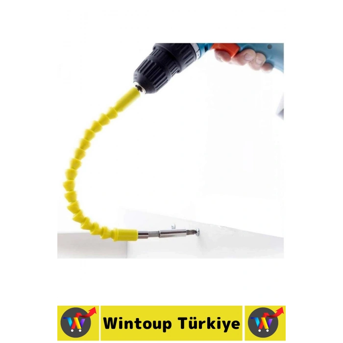 #UzatmaUcu Manuel Elektrikli Vidalama Dar Zor Köşe Akrobat Bükülebilir Esnek Bits Uzatma Seti 12 Parça