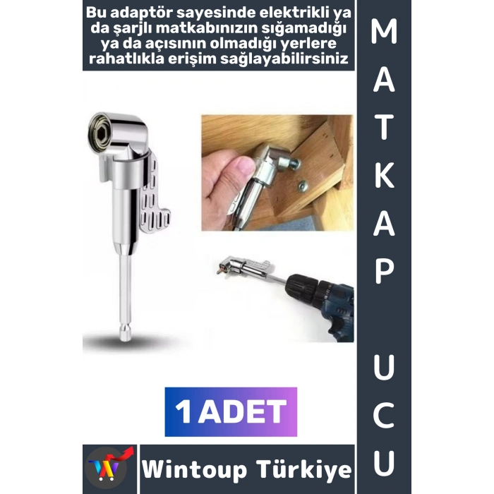 #MatkapUcu Profesyonel Dar Zor Alan Köşe Vida Takma Sökme Çıkarma Pratik Elektrikli Şarjlı Matkap Ucu Vidalama Adaptörü