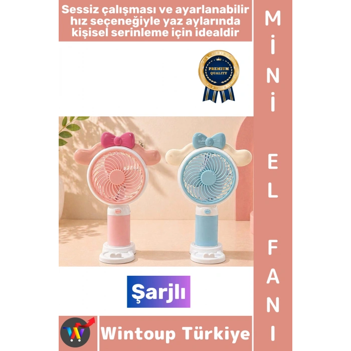 #Vantilatör Mini Çanta Boy Gündelik Seyahat Tipi Kompakt Taşınabilir Hafif Sessiz Çalışma Ev Ofis Yaz Serinleme Çok Şık Detaylı Şarjlı El Fanı Vantilatör