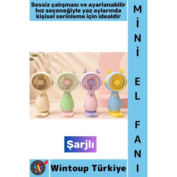 #Vantilatör Mini Gündelik Çanta Boy Seyahat Tipi Kompakt Taşınabilir Hafif Sessiz Çalışma Ev Ofis Yaz Serinleme Şık Detaylı Şarjlı El Fanı Vantilatör