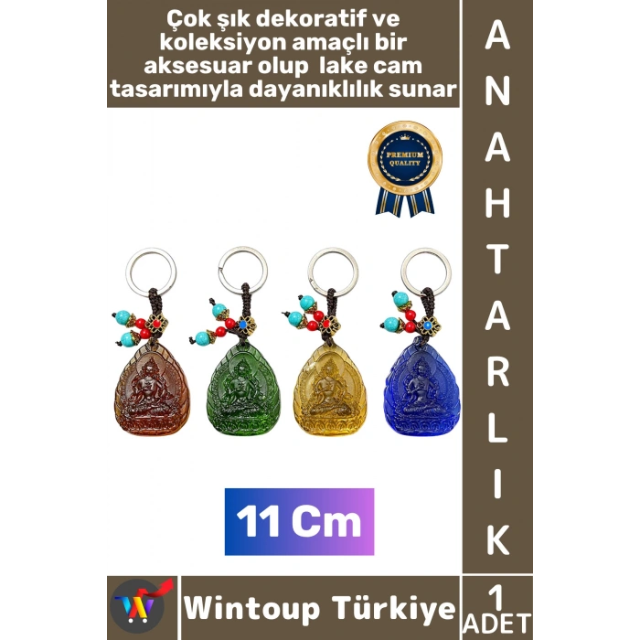 #Hediye Hediyelik Dekoratif Aksesuar Figür Koleksiyon Kırılma Çizilmeye Dayanıklı Lake Cam Uyanış Aydınlanma Sembolü Tarihsel Çok Şık Buda Büstü Anahtarlık 11 Cm