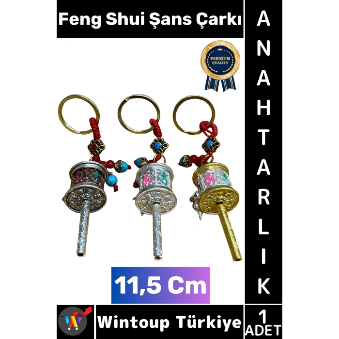#Hediye Dekoratif Hediyelik Ev Ofis Meditasyon Ruhsal Denge Geleneksel Bereket Başarı Pozitif Enerji İnancı Çok Şık Feng Shui Şans Çarkı Anahtarlık 11,5 Cm