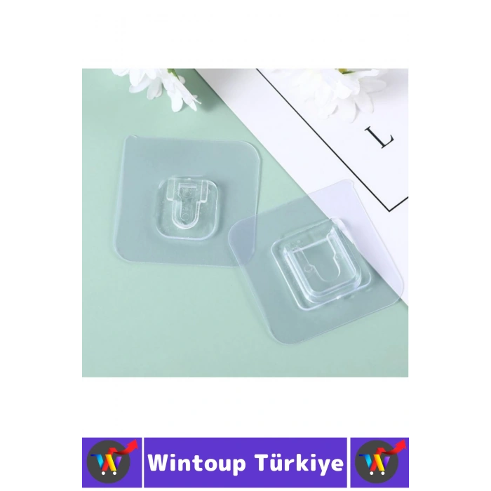 #Askı Kendinden Yapışkanlı Ev Dekorasyon Mutfak Banyo Resim Saksı Soket Kablo Düzenleyici Estetik Şık Şeffaf Pratik Çok Amaçlı Geçmeli Klips Eşya Sabitleme Askısı Seti