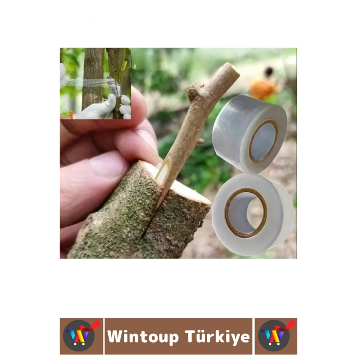 #Ağaç Profesyonel Hobi Bağ Bahçe Kendinden Yapışkanlı Kalem Göz Aşısı Sızdırmaz Hava Su Rüzgar Toz Geçirmez Esnek Şeffaf Fidan Ağaç Aşı Bandı 5 Cm X 200 Metre