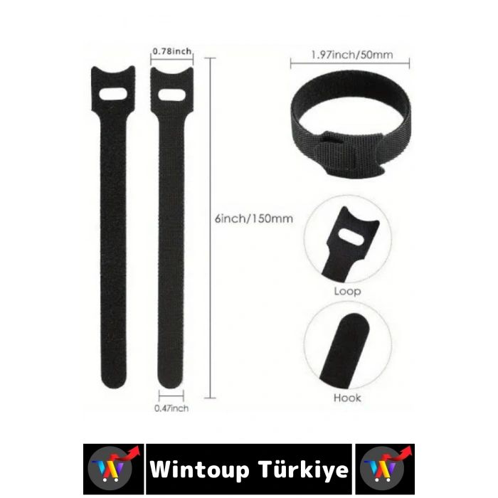 #KabloDüzenleyici Ev Ofis Atölye Kamp Outdoor Bilgisayar Şarj Aleti Karışıklık Önleyici Tekrar Kullanılabilir Pratik Cırt Cırtlı Kablo Düzenleyici Kelepçe Seti 40 Adet