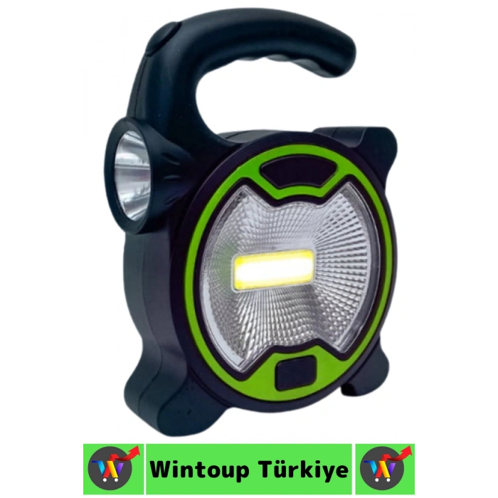 #Kamp Premium Piknik Outdoor Dağcılık Elektrik Kesintisi Acil Durum Yüksek Parlaklıklı COB LED Panel Taşıma Kulplu Denge Ayaklı Taşınabilir Pilli Mini Kamp El Feneri Işıldak