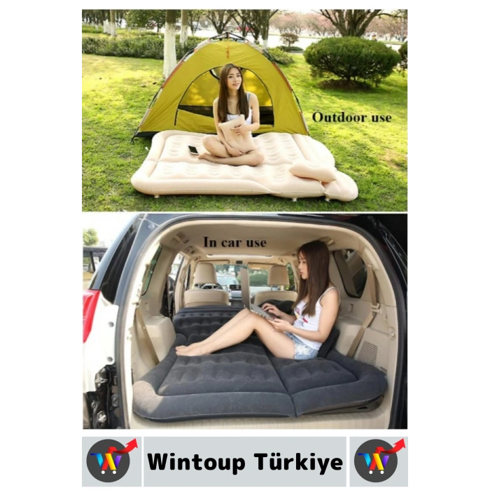#Yatak Ergonomik Konforlu Panelvan Minibüs Kamp Piknik Outdoor Plaj Uzun Yol Seyahat Ekstra Dolgun Hızlı Kurulum Oversize Yumuşak Terletmez Kadife Kaplama Araç İçi Şişme Yatak