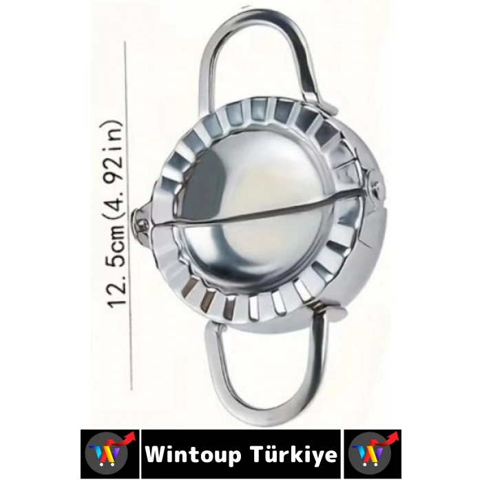 #HamurŞekillendirici Ergonomik Koku Yapmaz Kolay Temizlenir Makinede Yıkanabilir Ev Mutfak Restoran Çiğ Börek Mantı Ravioli Poğaça Şekil Verme Kalıbı Tırtıklı Kenarlı Pratik Hamur Kapatma Aparatı