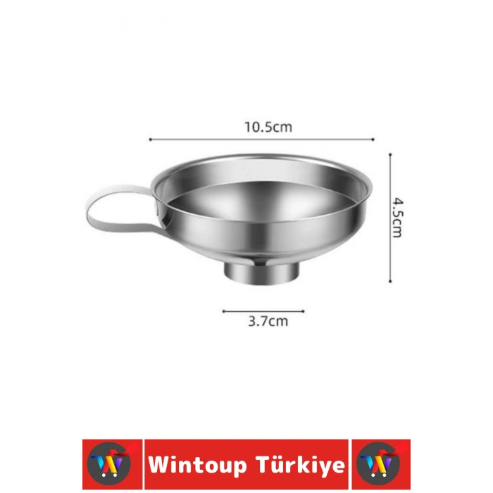 #Huni Ev Mutfak Konserve Reçel Sos Tahıl Baharat Dolumu Koku Yapmaz Kolay Temizlenir Ergonomik Tutma Saplı Askı Delikli Geniş Ağızlı Pratik Kavanoz Hunisi