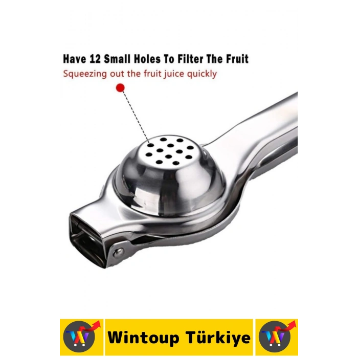 #LimonSıkacağı Dayanıklı Kırılmaz Bükülmez Kolay Temizlenir Mutfak Bar Kokteyl Sos Hazırlığı El Yormayan Pratik Paslanmaz Çelik Küçük Portakal Mandalina Misket Limon Sıkacağı