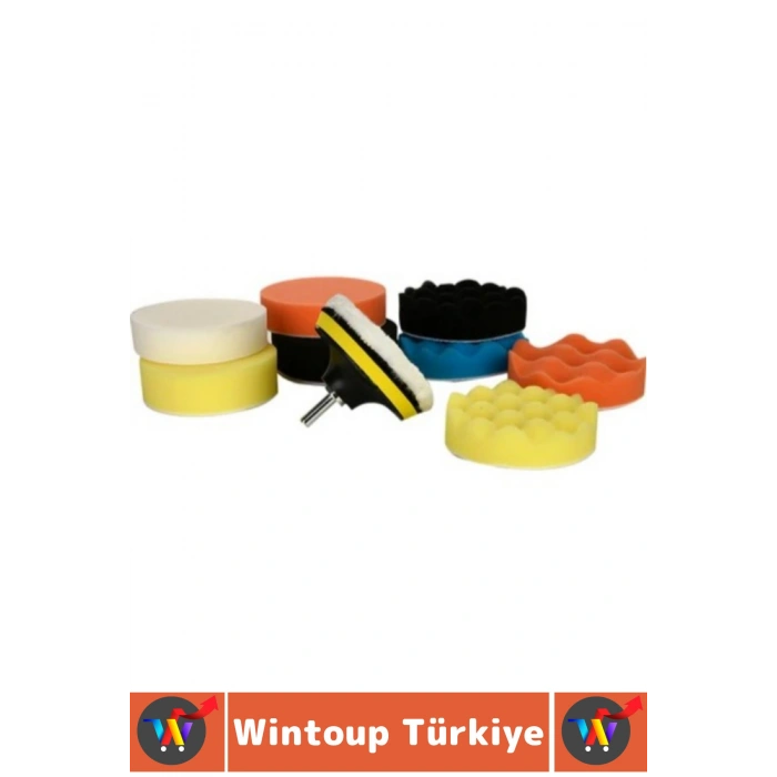 #OtoBakım Matkap Uyumlu Oto Bakım Yüzey Düzleştirme Parlatma Çizik Oksit Hare Giderici Araba Derinlemesine Temizlik Otomobil Pasta Cila Polisaj Sünger Seti 11 Parça