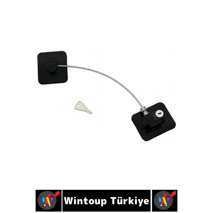 #Kilit Montaj Gerektirmeyen Kendinden Yapışkanlı Kapı Pencere Dolap Çocuk Bebek Odası Ev Ofis İş Yeri Şık Estetik Pratik Plaka Halatlı Anahtarlı Emniyet Kilidi